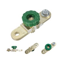 발통마켓 킬스위치 배터리 전원 차단기 12V 24V 밧데리 방전방지 황동 차단 스위치 장치 자동차, 슬림형배터리차단기