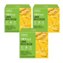 풀무원 바나나 유산균 식물성유산균 60포, 3상자(180포)