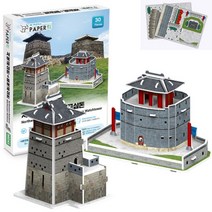 템팜 (3D입체퍼즐) 수원교육 수원화성 초등사회 서북공심돈과 동북공심돈 7D퍼즐 건축물만들기 세계유명건축물