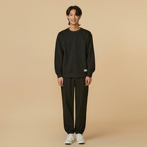 [JAJU/자주] 남 스웨트 조거팬츠_블랙