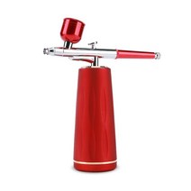 산소발생기 Facial Airbrush Moisturizing Water Oxygen Injector Machine Nano Mist Sprayer, 01 Red