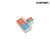 (주)칩센 꽂음형 전선연결 확장 커넥터PCT-2-6Q (소형투명), 1개 개당900원