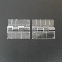 투명 플라스틱경첩 DIY 아크릴부품 경첩 중, 1개