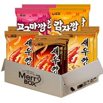 [메리박스] 농심 스낵깡세트 5종 새우깡2+매운새우깡2+쌀새우깡2+고구마깡2+감자깡2, 1세트