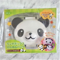 일본직수입 룬룬 판다 도시락통 캐릭터도시락, 화이트, 1개