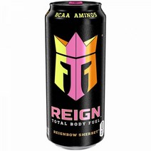 REIGN Reign Total Body Fuel Drink with BCAA Aminos Reignbow Sherbet음료 12개 각각 16 Fl Oz.