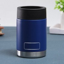 등산용보온병 스텐 밀폐 보온보냉병 Garrep Termica단열 진공 텀블러 캔 홀더 10oz 12oz 포함 여행용 스테인레스 스틸 커피 머그잔 자동차 컵 보온병, 10oz-12oz, 12oz Deep Blue