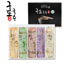 구포 국수 국수 5색 선물 세트 메밀 면 우리밀 가락 막 종류 막면 중면 잔치 온면, 단품, 단품