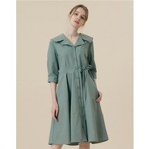 [카인드베리] 플랫 카라 원피스 (민트)