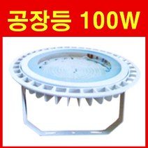 LED 공장등 150W 120W 100W 80W 200W 방수 브라켓 벽부등 천장고리형 할로겐 400W대체 원형투광등 냉동창고 물류센터 체육관 공장전구, 100W 브라켓 갓 포함
