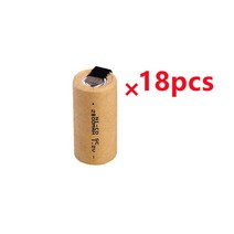 LUPUK-1.2V SC 니켈 카드뮴 충전식 배터리 2800mAh 전동 공구 등의 백업 전원 교체용으로 적합, 06 18pcs Battery