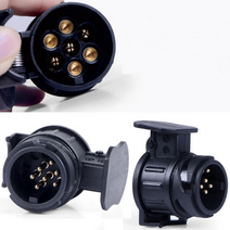 카라반 캠핑트레일러 트레일러 13핀 7핀 변환소켓 어댑터 젠더 컨넥터 카라반 캠핑카 유럽식