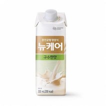 웰라이프 영양보충 대상웰라이프 뉴케어 구수한맛 200ml x 30팩 (CS캡) 고단백 간식 노인식 영양균형식 체중조절, 17set