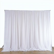 파티 용품 1pcs 화이트 아이스 실크 천으로 웨딩 배경 드레이프 커튼 생일 무대 배경, 하얀, 2x2m