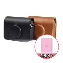 인스탁스 미니 에보 전용가방(가로형) 틴케이스, 블랙