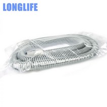 코골이 기구 성인 숙면 교정기 양압기 확장기 Longlife-CPAP 튜빙 호스 범용 CPAP 자동 APAP BiPAP 호흡기 튜브 183cm 회색 호흡액세서리, Option1_5pcs