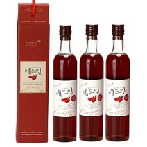 문경 레드인 오미자청 오미자 원액 엑기스 마시는 오미자, 1개, 02. 375ml 3병