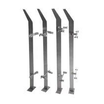 스텐 옥상 난간대 베란다 추락 스테인리스 계단 기둥 난간 공사 발코니 가드 다리 상가 빌라용, 05. 높은 소재 850모델 201