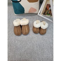 쥬아쥬아 리얼양가죽양털어그 맘+아가 슬리퍼털슬리퍼 양가죽슬리퍼