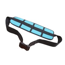 원터치 휠체어 안전띠 보호대 낙상예방 미끄럼방지, 안전벨트보호대(고급형-블루)