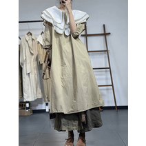 헤일리 빅 카라 언발 롱 원피스 a390175
