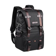 Andoer K&F CONCEPT KF13.092 숄더 카메라 백 사진 백팩은 15.6인치 컴퓨터 수납 가능 삼각대와 레인 커버 블랙, 검은 색