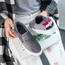 3.5cm 스웨이드 밴딩 퍼슬립온 CNK펑키