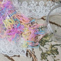 묶음고무줄 악세사리 일회용 상수리 나무 머리상하지 않는 여성 머리밴드 찌르다 장식 하이 스판 오래사용 2611945807