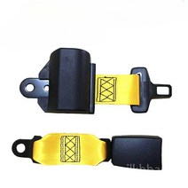 지게차 안전벨트 굴삭기 중장비 트렉터 중장비의자 안전 범용, H.웨빙버클이있는빨간색견인기