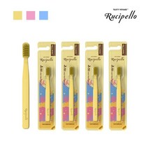 [루치펠로] 식물유래 키즈칫솔 4개입, 색상:후이후이 칫솔 4개입