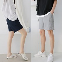 코디제이 여자 반바지 쿨링카고반바지 남녀공용 홈웨어 여름 아이스바지 건빵반바지 편한바지 빅사이즈 쿨팬츠