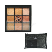 3CE 멀티 아이 컬러 팔레트 8.1g #올나잇 ALL-NIGHTER + 메쉬 파우치