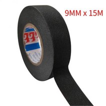 자동차흡음재 15M/롤 패브릭 테이프 접착 애완 동물 부직포 내마모성 사운드 흡수 난연성 9/15/19/25/32mm, [01] 9MM x 15M, [01] 1PC