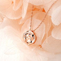 [골드팡] 14k/18k 샤론로즈 목걸이