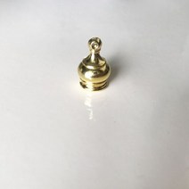 M10 내부 스레드 상단 피니얼 장식 너트 패스너 조명 기구 크롬 골드 앤틱-브론즈 로즈-골드 메탈 피팅, Gold