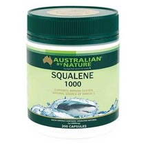 호주 오스트레일리안 바이 네이쳐 Squalene 스쿠알렌 1000mg 200캡슐, 1팩