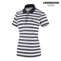 이동수골프 이동수 골프웨어 여성 반팔 피케 티셔츠 네이비 F9BTS3120-N1