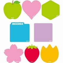 포코스 나노패드 NPS-01~08 탈부착 칼라보드 메모보드, 선택:NPS-07(딸기), 단품