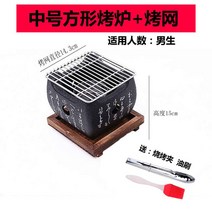 무쇠 화로 항아리삼겹살 800도씨화로대 이중연소화로대, 정사각 화로