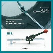 대형트럭 필수공구 자동차 수동 익스팬더 도구 타이어 수리 휴대용 휠 핸드 트럭 키트, [01] Tire Expander