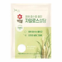 [만능]백설 하얀 자일로스 설탕1KG 달콤한 발효 효소 담금주 과일청 간단요리 CJ 가을 식재료, 1개