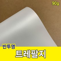 트레팔지 90g/미농지/기름종이/미눈종이/제도지 - 2023968EA, 쿠팡 8절-80매