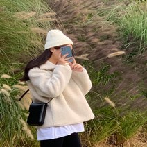 바보사랑 여자 니트비니 가을겨울 커플템 분홍색 모자.옷자락(무료배송)