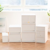 블랑 스텝박스 시리즈 / 서랍박스 서랍장 정리함 정리박스 리빙박스 소품정리 적층형 스텝형 플라스틱박스, 08 블랑스텝박스42cm 2호