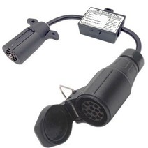 차량용 캠핑용 인버터 12v 4500w 프리미엄 차박 캠핑 전기 인버트 미국 차량 7 방향 플러그 유럽 13 핀 원형 커넥터 트레일러 조명 변환기 외부 액세서리 1 개