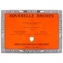 캔손 아르쉬패드 300g 36X51황목 20매 수채화 용패드 지 드로잉