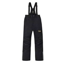 다이와 방수 자켓 낚시복 바람막이 아웃도어 우비 바다 갯바위 겨울 방한, Black Pants