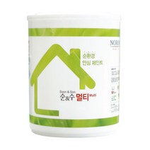 노루 순앤수 멀티 수성 페인트 / 친환경 곰팡이 세균방지 냄새없는 가구 방문 리폼 / 용량 0.9L, 네이비, 900ml, 1개