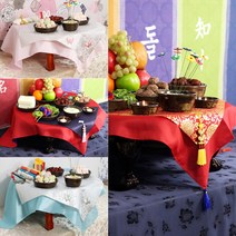 원형상테이블보세트 모음 돌상테이블보 전통상보, E2전통원형상테이블보세트08번
