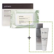 프리메라 모이스처 클렌징 티슈 60매+헤라 멜라솔브 클렌징폼 50ml